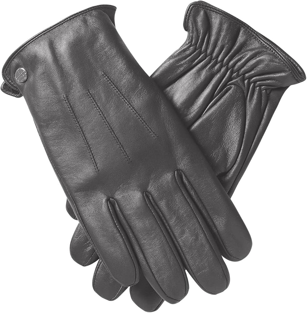 Vislivin Leather Winter Gloves for Men Touchscreen Cold Weather Gloves Leather Driving Glove | Amazon (US)