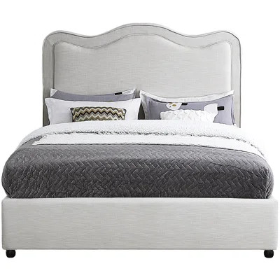 Glenside Upholstered Linen Fabric Bed | Wayfair North America