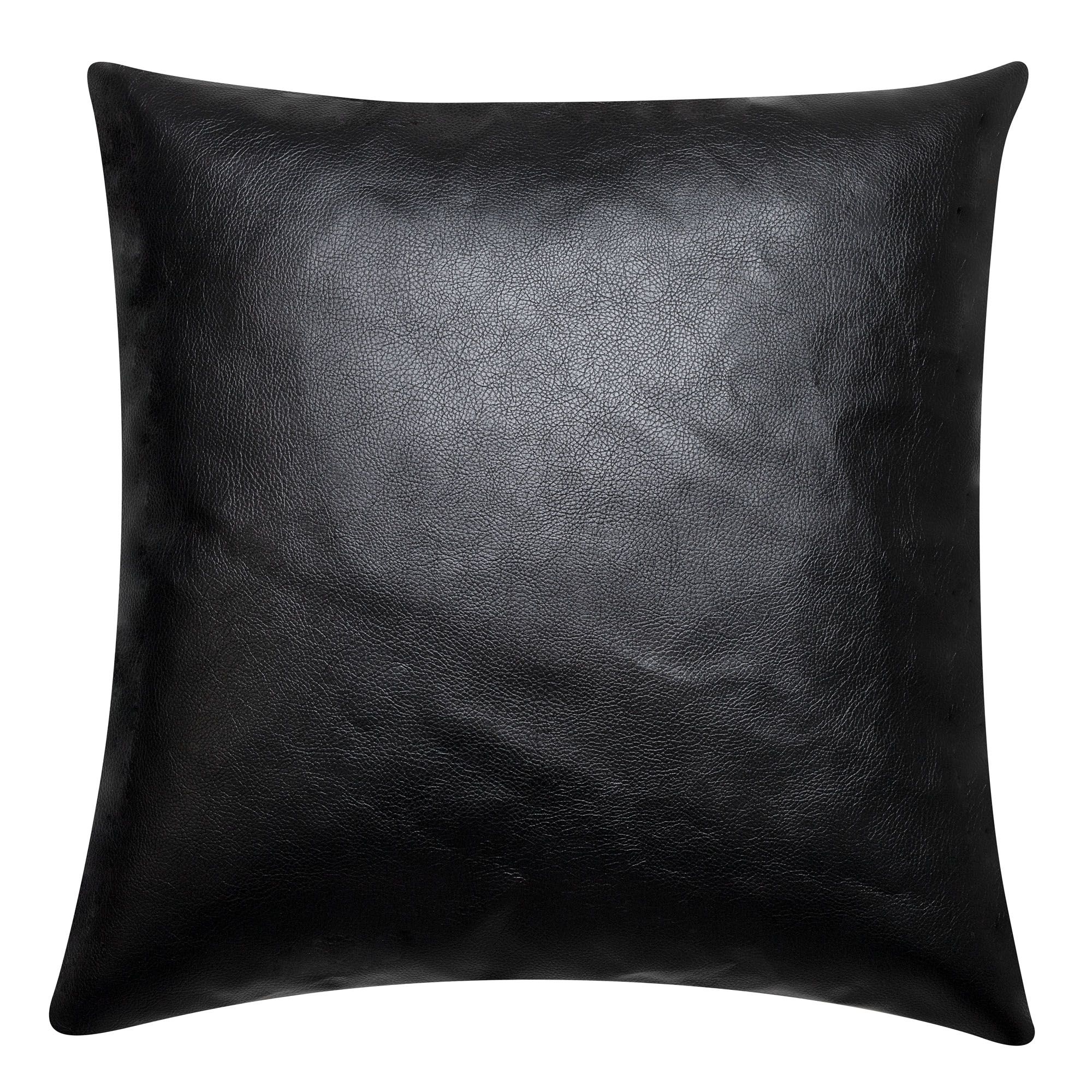 Better Homes & Gardens Pebble Faux Leather and Linen Blend Reversible, Decorative Throw Pillow, 2... | Walmart (US)