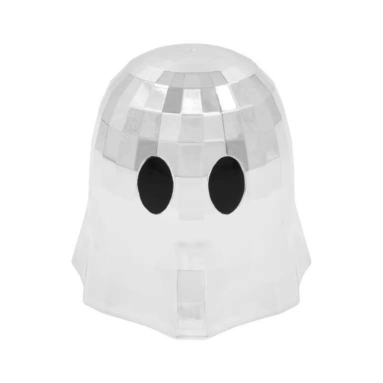 Halloween 4.7-in Silver Disco Ghost with Big Eye Decor, Tabletop Decoration, Way to Celebrate | Walmart (US)