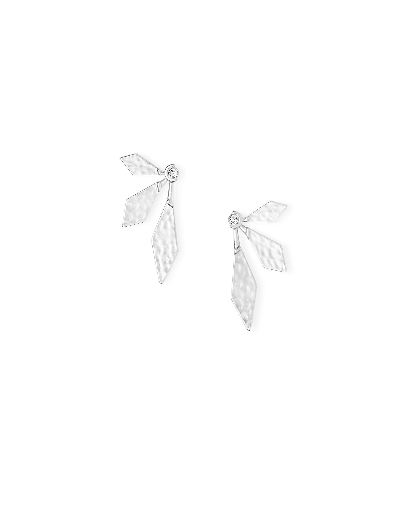 Jayden Stud Earrings in Bright Silver | Kendra Scott | Kendra Scott