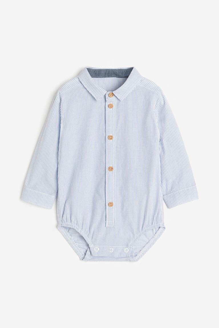 Cotton Shirt Bodysuit | H&M (US + CA)