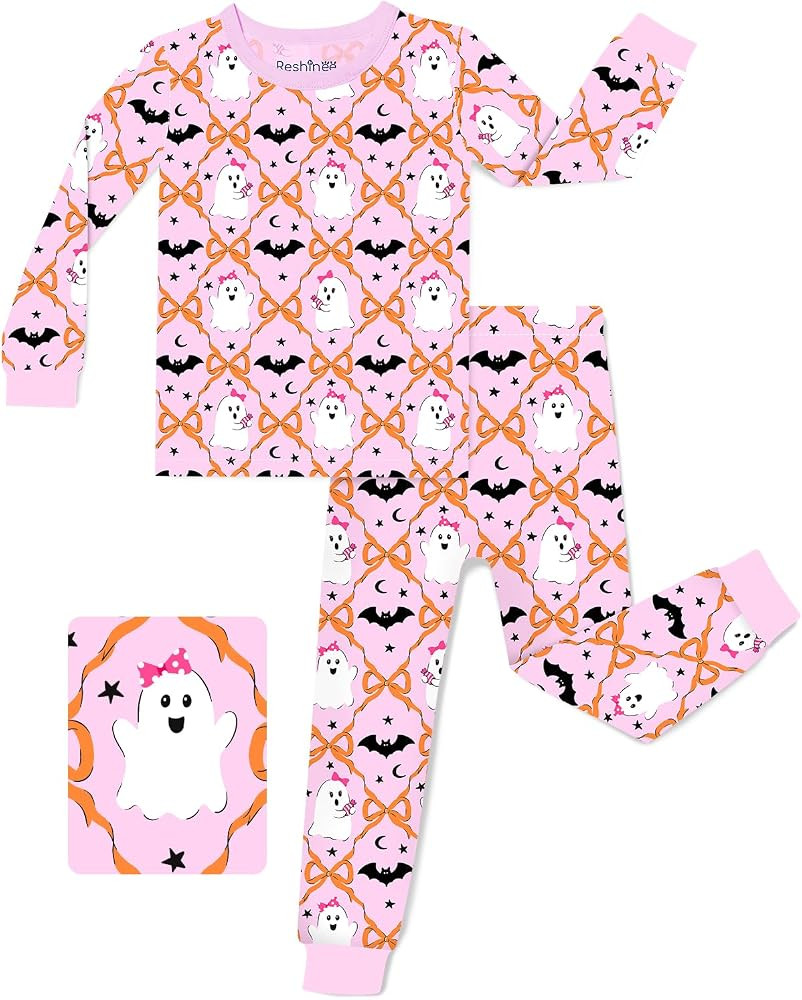 babee Reshinee Bamboo Viscose Toddler Girls Kids Pajamas Unicorn Mermaid Pjs Long Sleeve Snug fit... | Amazon (US)