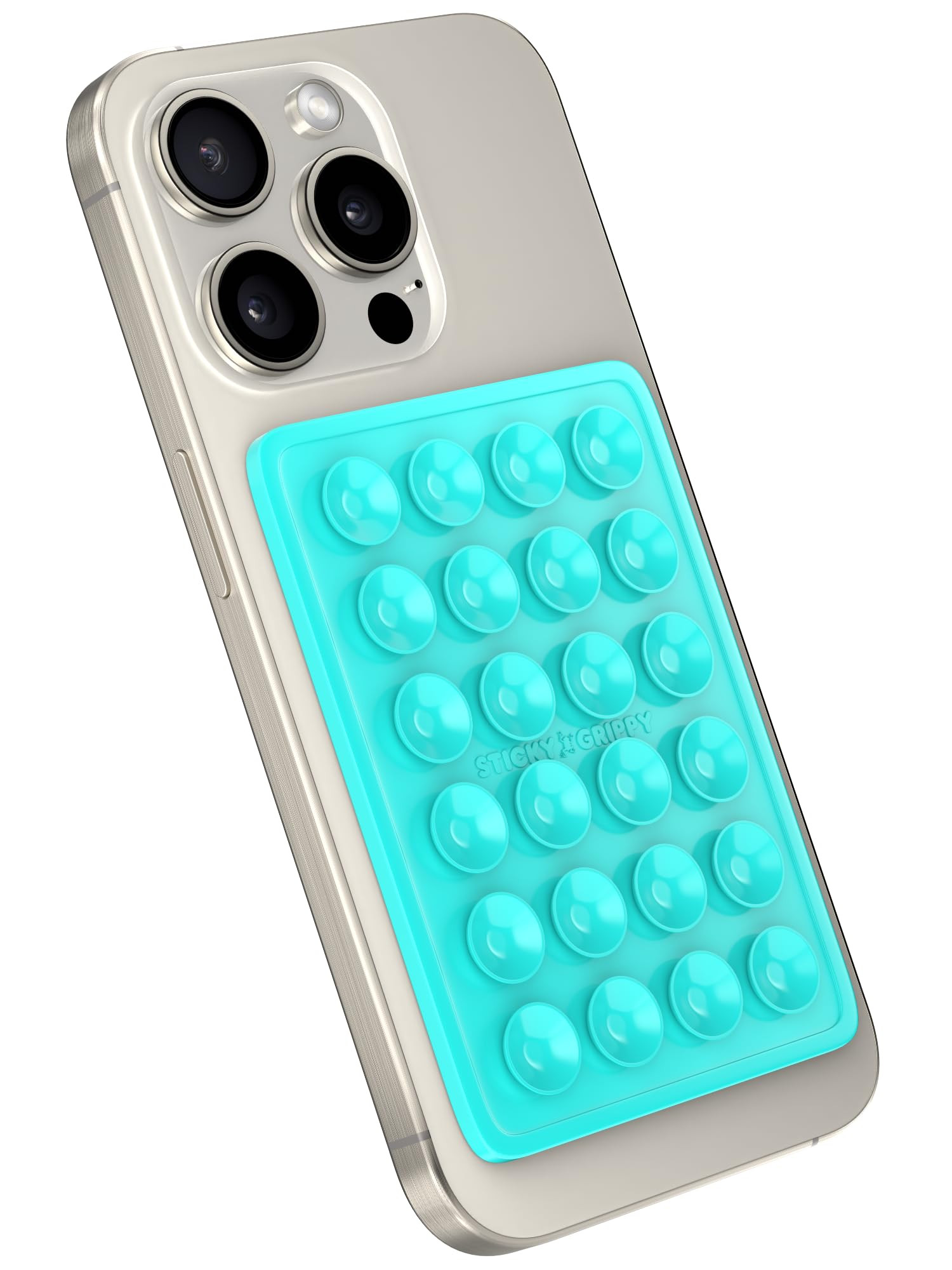 Suction Phone Case Mount, Sillicon Adhesive Phone Accessory for iPhone and Android, Hands-Free Fidget Toy Mirror Shower Phone Holder, Tiktok Videos and Selfies (Blue) | Amazon (US)