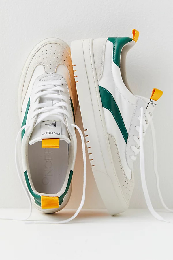 Lagos Sneakers by ONCEPT at Free People, Green, US 6 | Free People (Global - UK&FR Excluded)