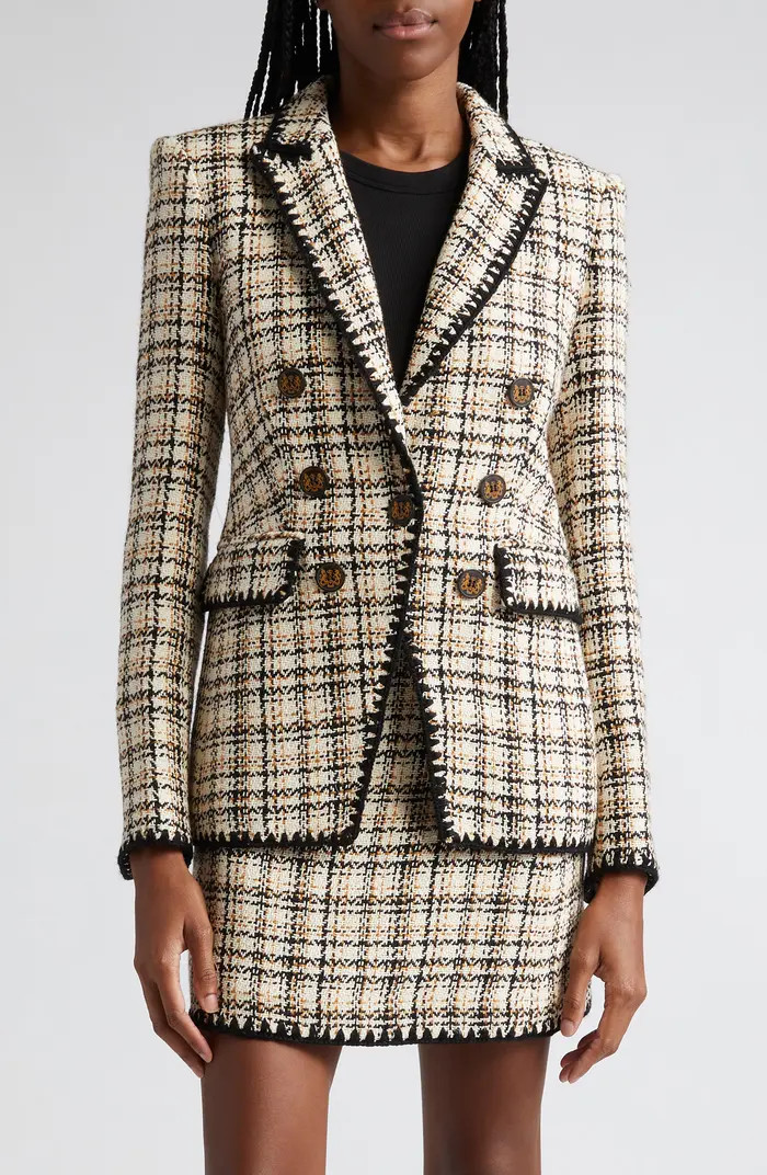 Veronica Beard Lawrence Cotton Blend Tweed Dickey Jacket | Nordstrom | Nordstrom