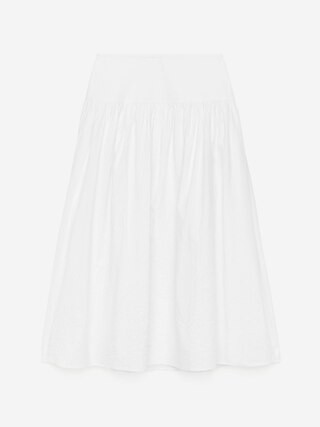 Rock aus Seersucker – Cremeweiß – Damen – ARKET DE | Arket EU