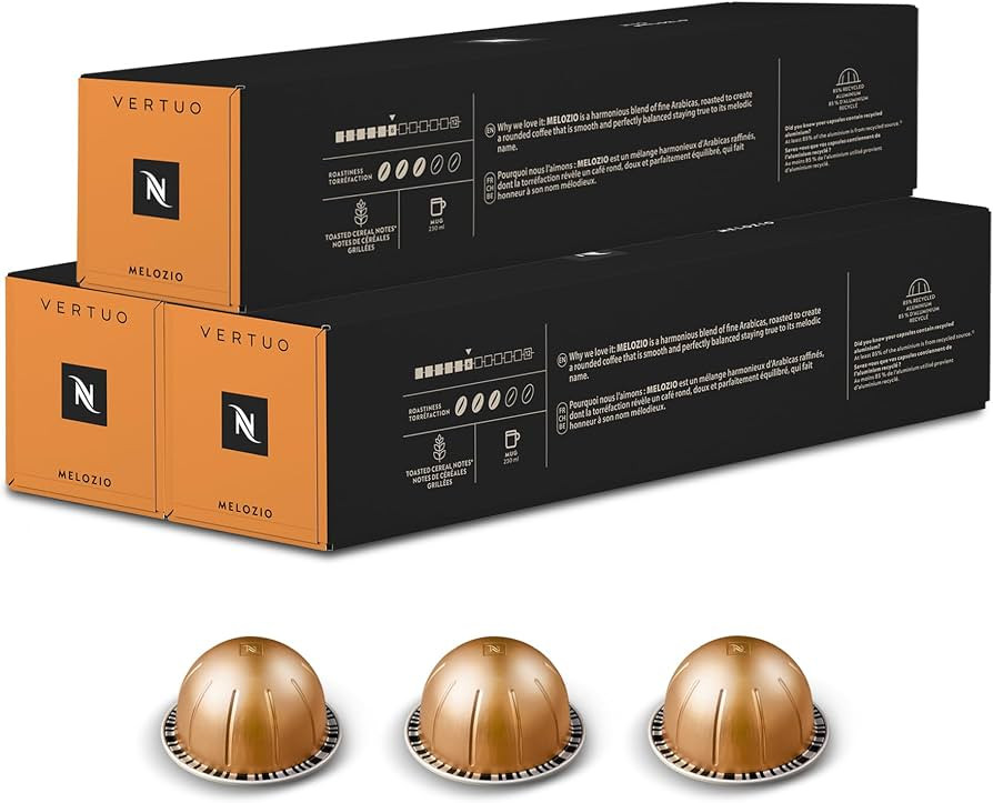 Nespresso Vertuo, Melozio, Medium Roast, 30-Count Coffee Pods | Amazon (US)