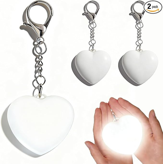 2 Pack Valentines Day Gifts for Kids Heart Purse Light Gifts,Rechargeable Mini Light Up Purse Lam... | Amazon (US)