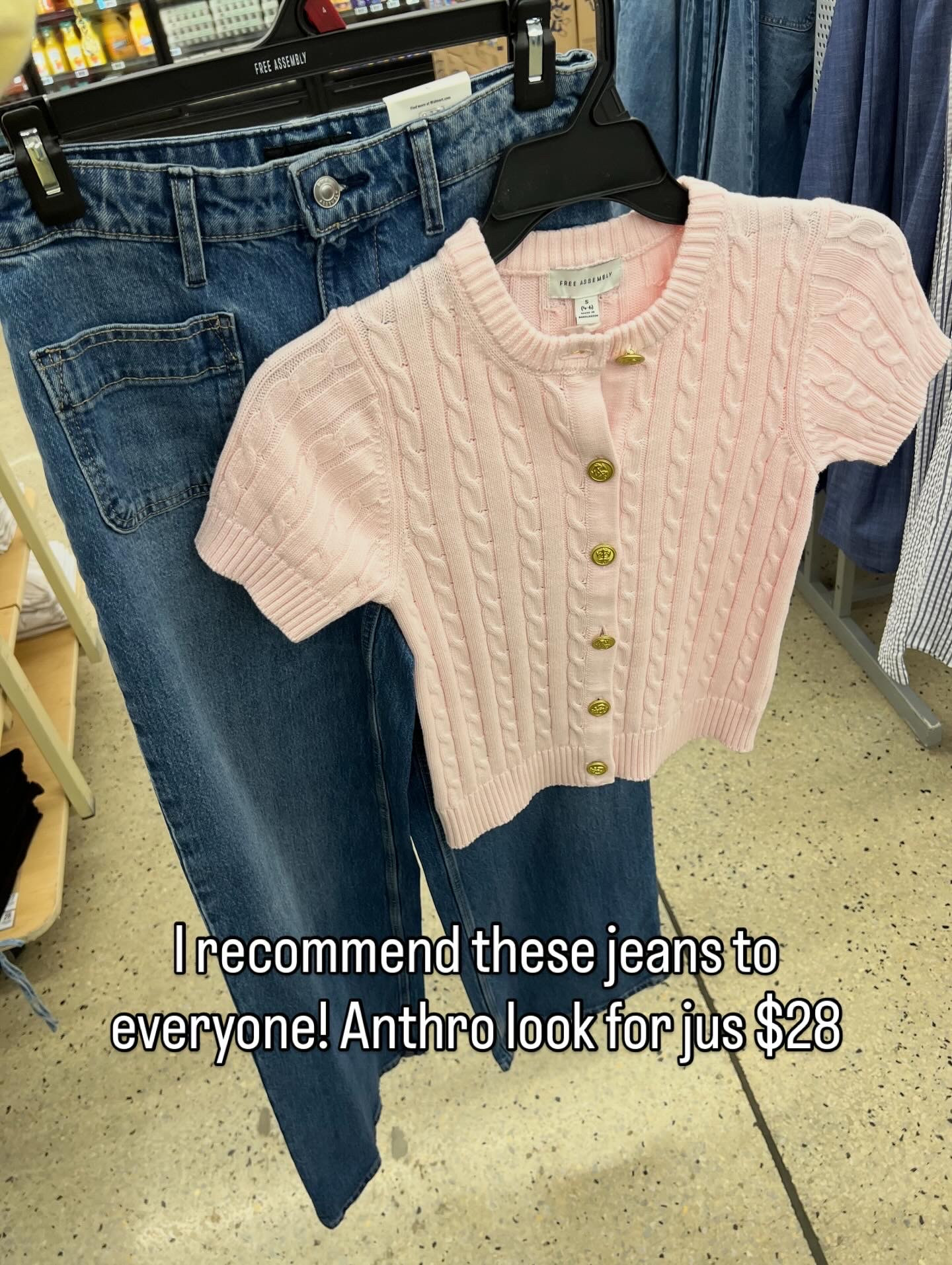 Walmart spring outfit idea! Sweater is great for the office. It runs small so I’d go up a size. I got the medium and that fit nicely. #walmartfashion 