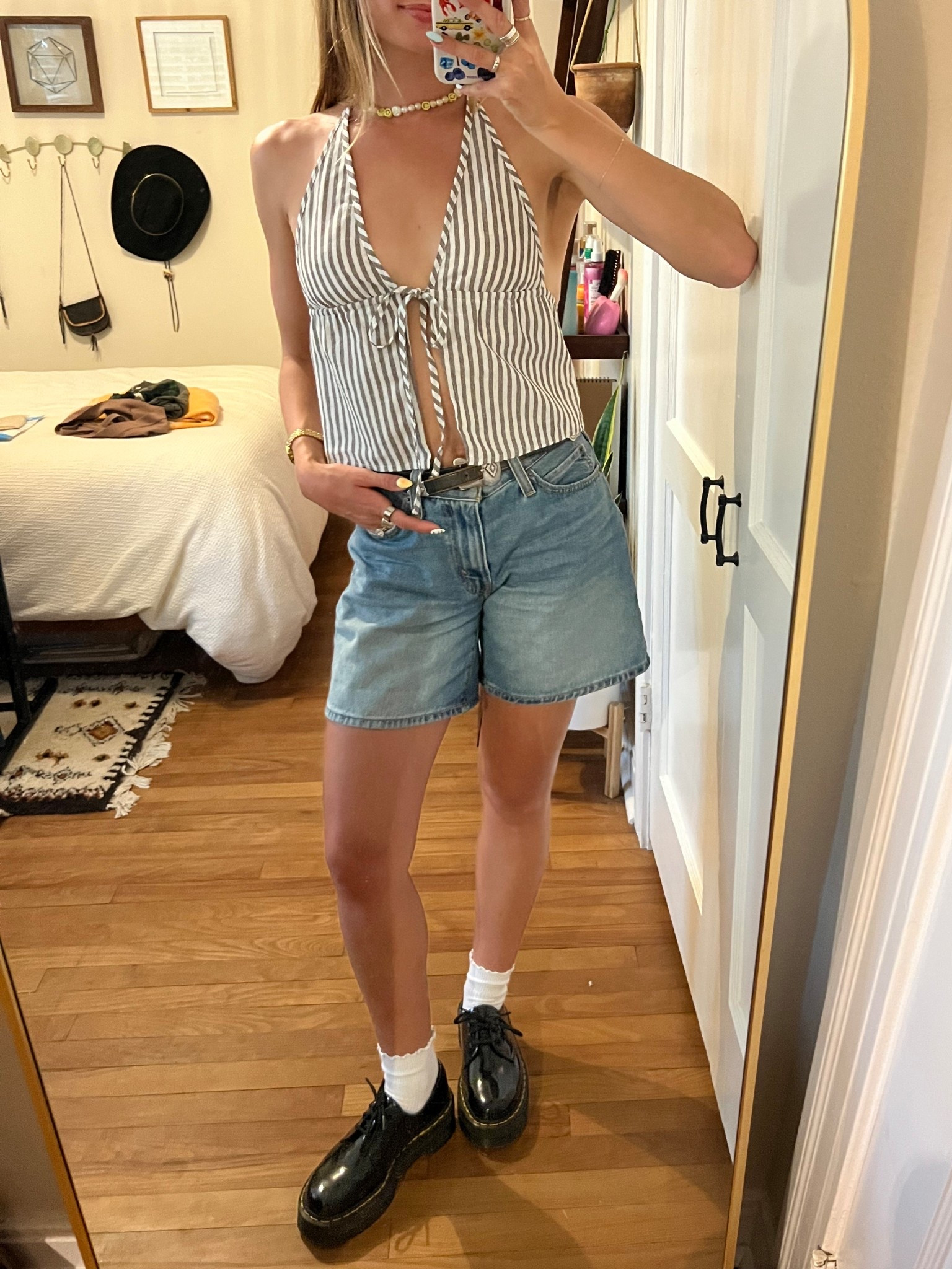 New Summer top worn with the classics ! 

#LTKShoeCrush #LTKSeasonal #LTKStyleTip