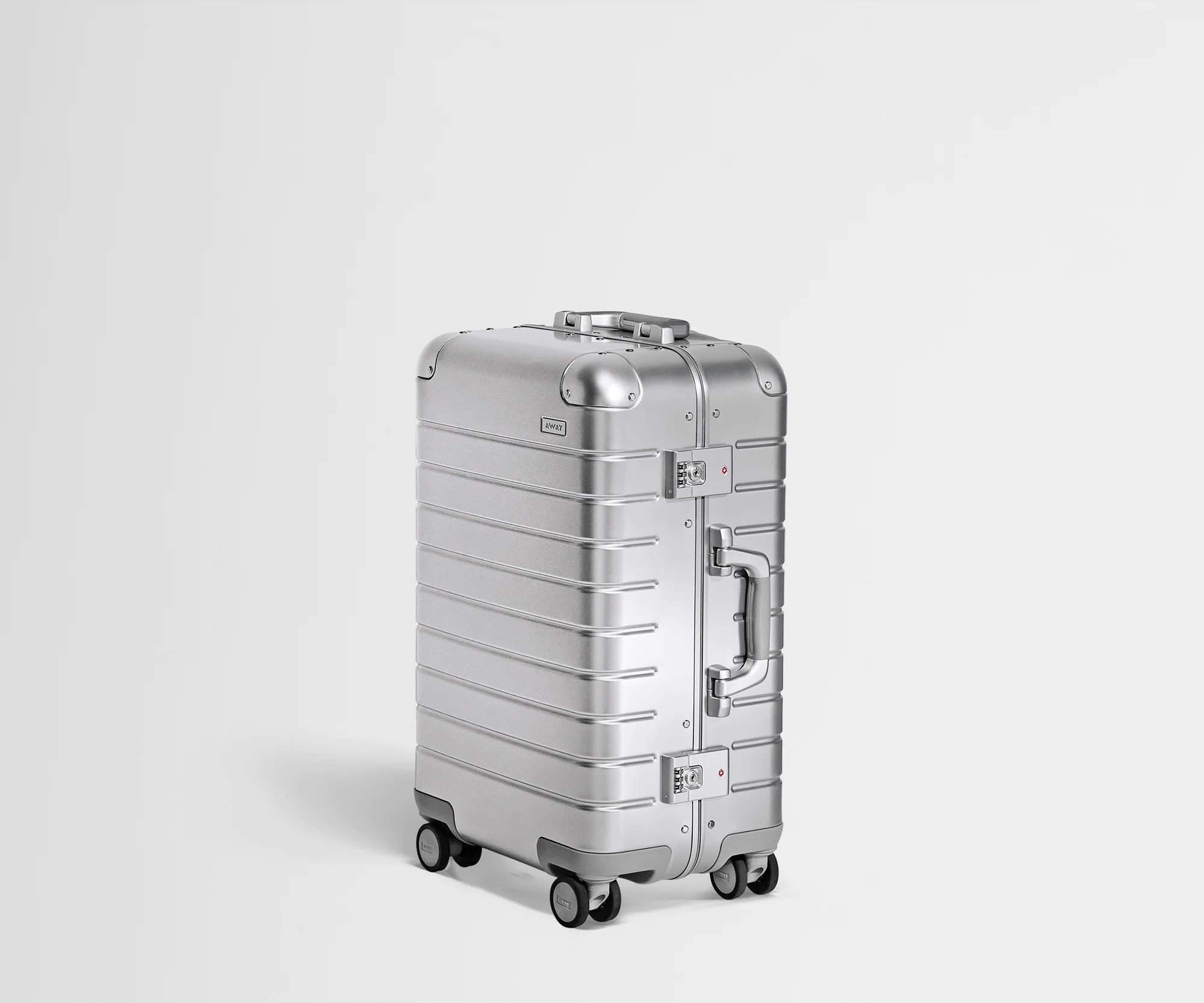 Aluminum Bigger Carry-On Suitcase in Silver | Away | Away