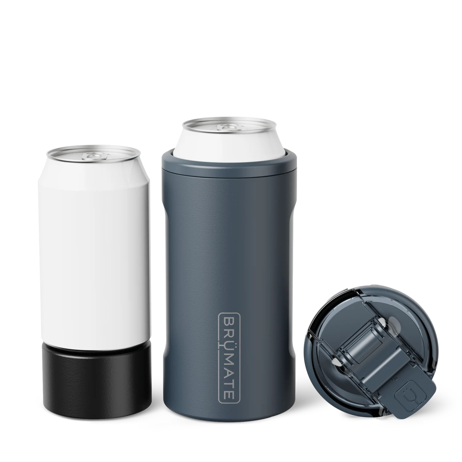 Hopsulator Trio | Nightfall Blue 12/16oz Can Cooler | BrüMate | Brumate