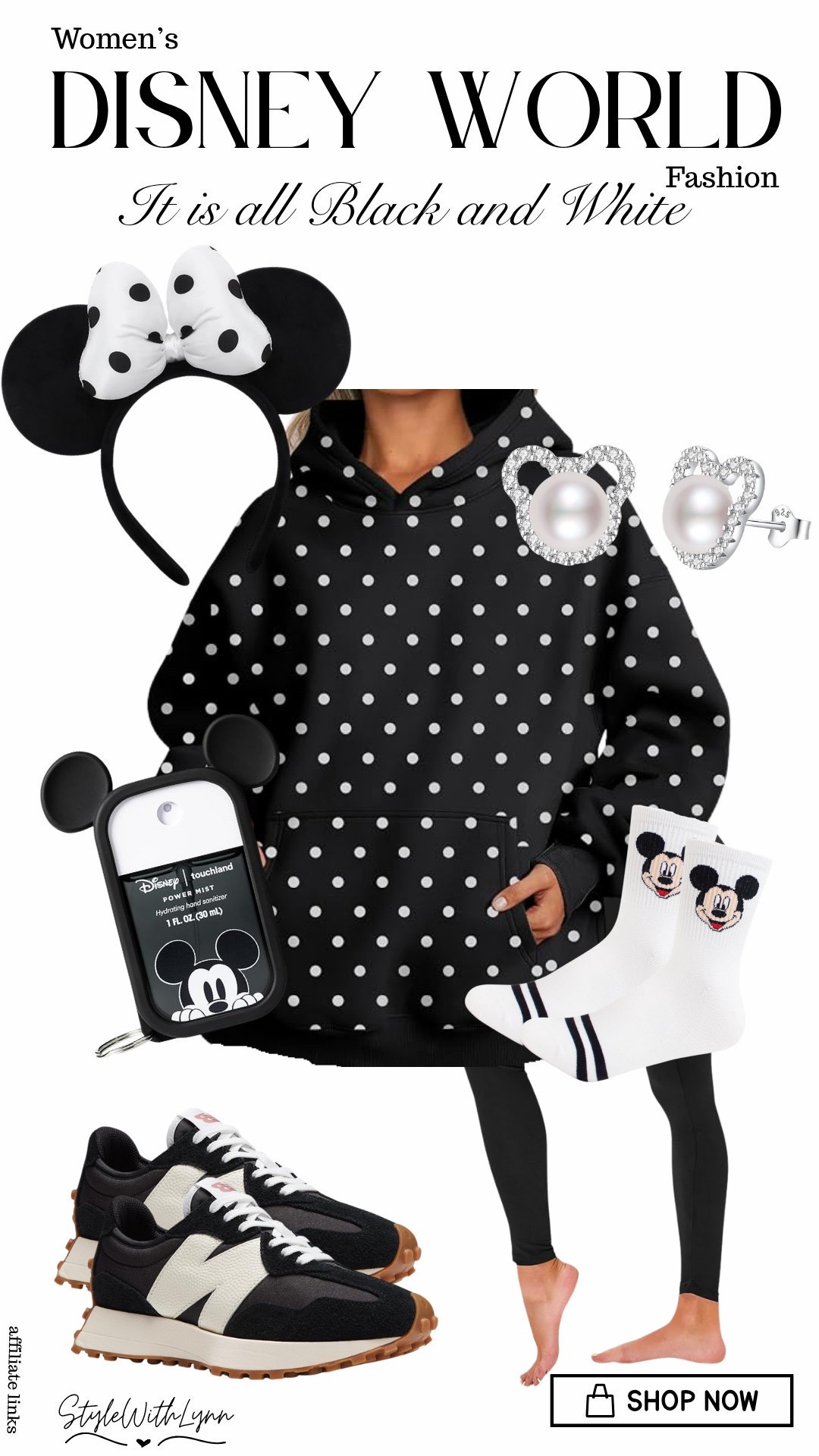 Give me all the polka-dots! This cute and comfy outfit is a perfect outfit for late fall and winter at Disney World.  

 #LTKootd #LTKmomlife #LTKTravel