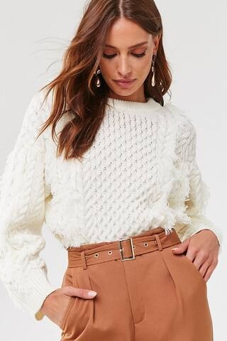 Fringe Knit Sweater | Forever 21 (US)