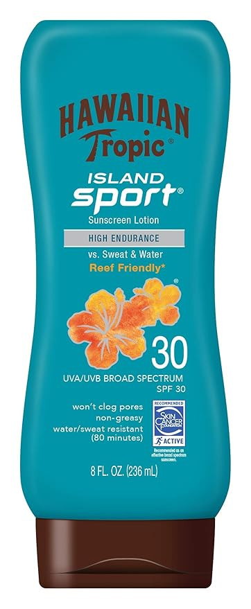 Hawaiian Tropic Island Sport Sunscreen Lotion, Ultra Light, High Performance Protection, SPF 30, ... | Amazon (US)
