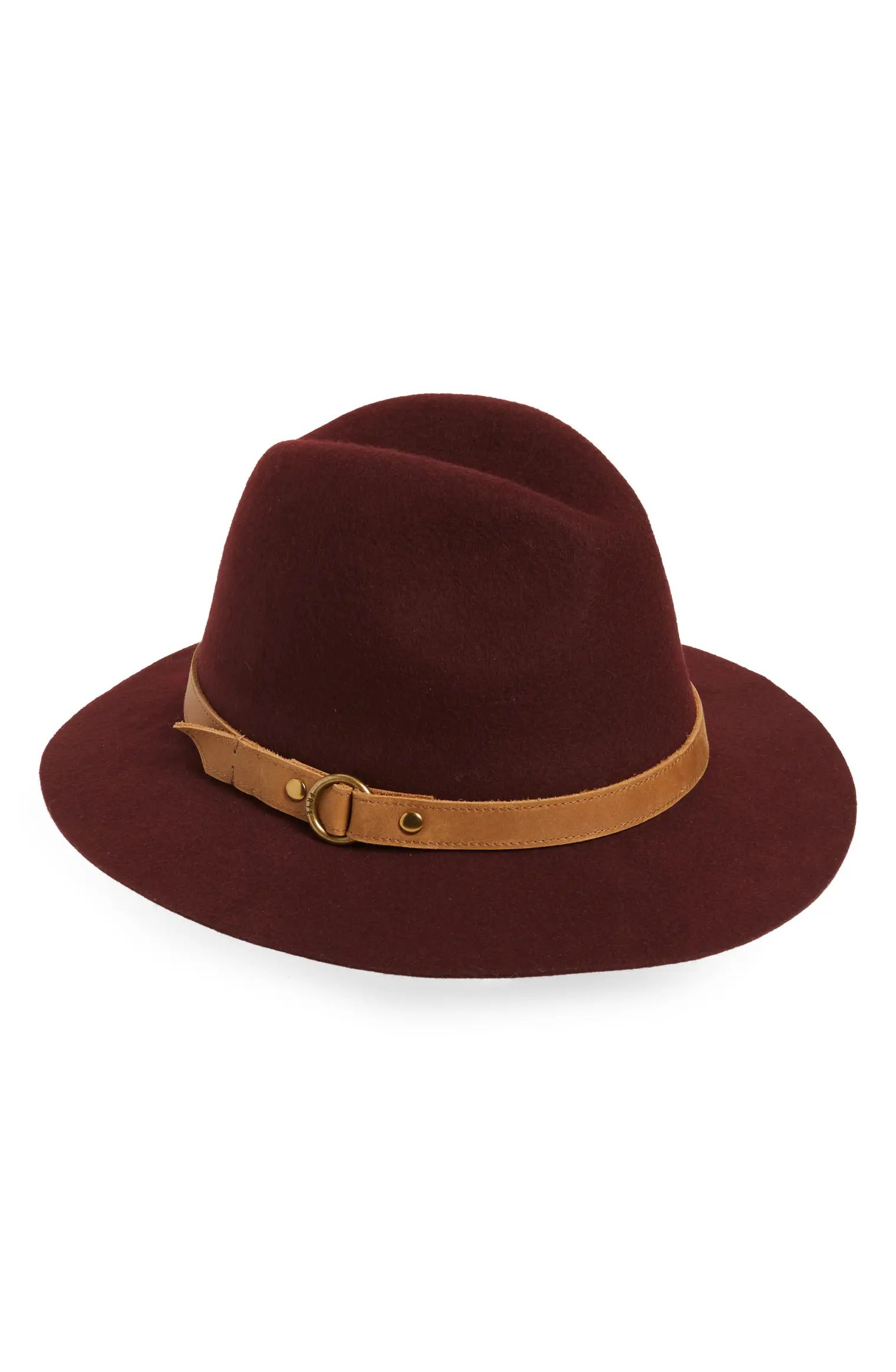 Harness Tall Crown Wool Fedora | Nordstrom