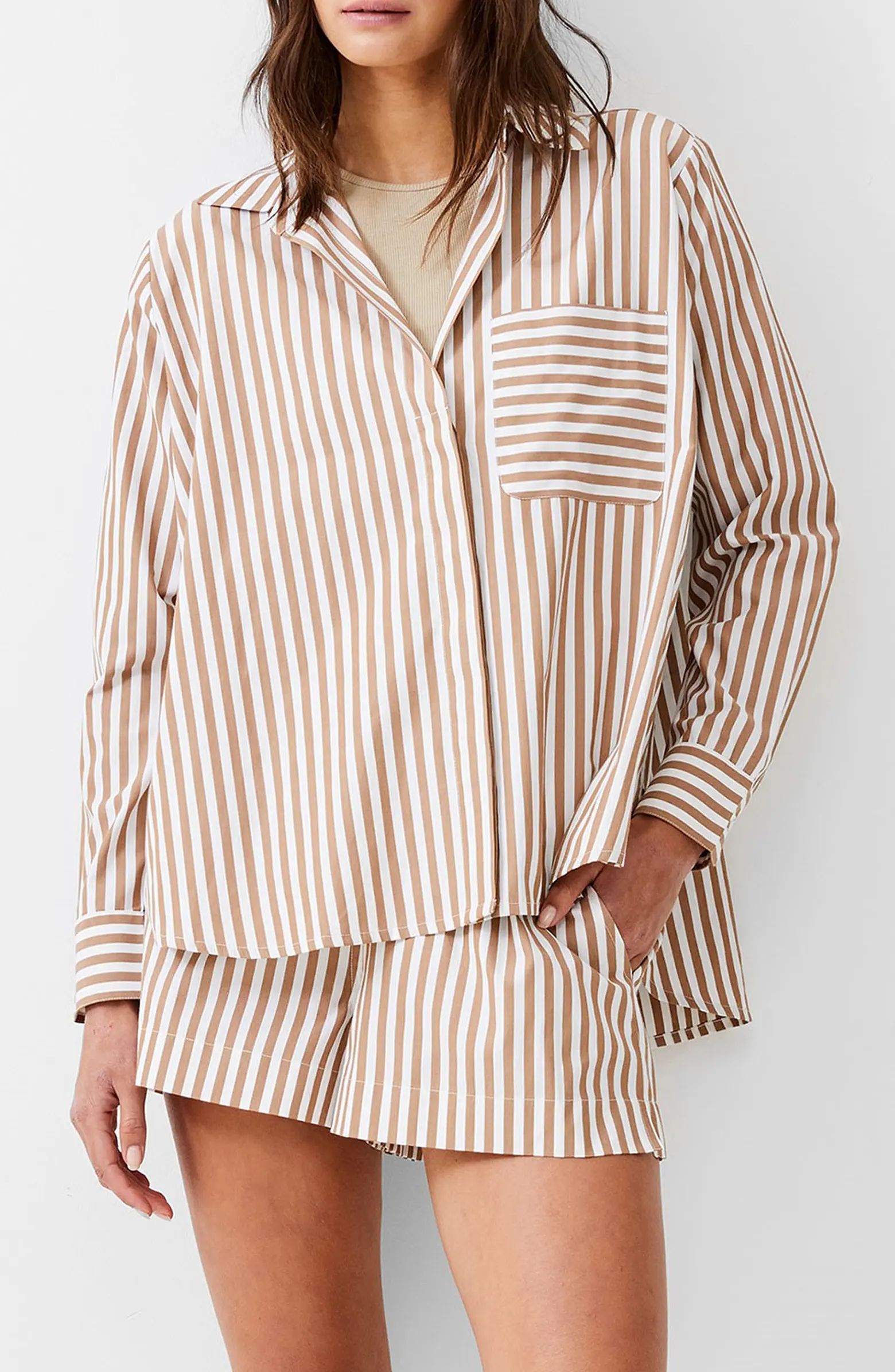 French Connection Thick Stripe Shirt | Nordstrom | Nordstrom