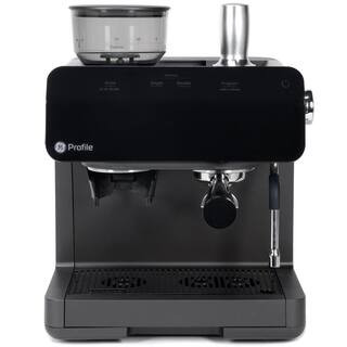 Profile 1- Cup Semi Automatic Espresso Machine in Black w/ Built-in Grinder, Frother, Frothing Pitcher, Wi-Fi Connected | The Home Depot