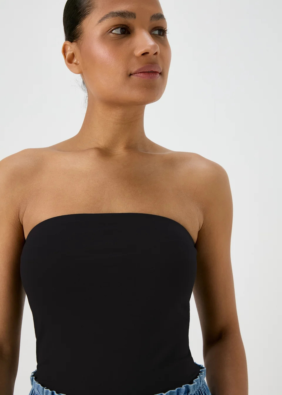 2 Pack Black & White Boobtube Tops - Size 8 | Matalan (UK)