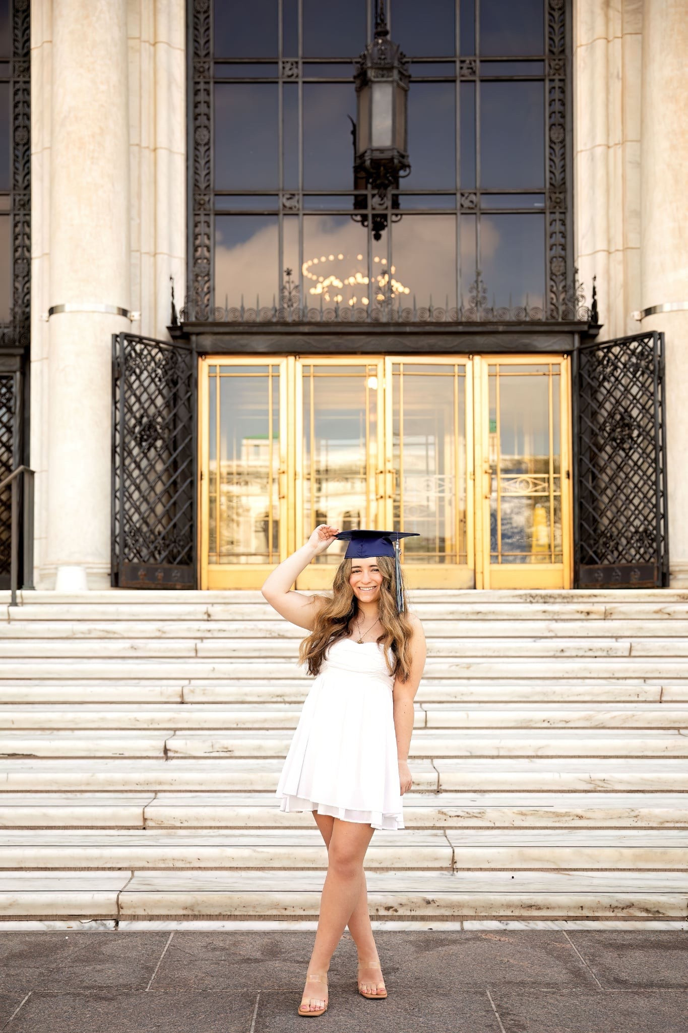 White graduation dresses from Nordstrom. Summer bought this for spring break and loves the way it fits and wants to wear it for graduation. 
#whitedresse #graduationdress 

#LTKFamily #LTKFindsUnder100
