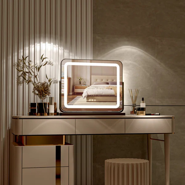 Costantina Rectangle LED Mirror | Wayfair North America