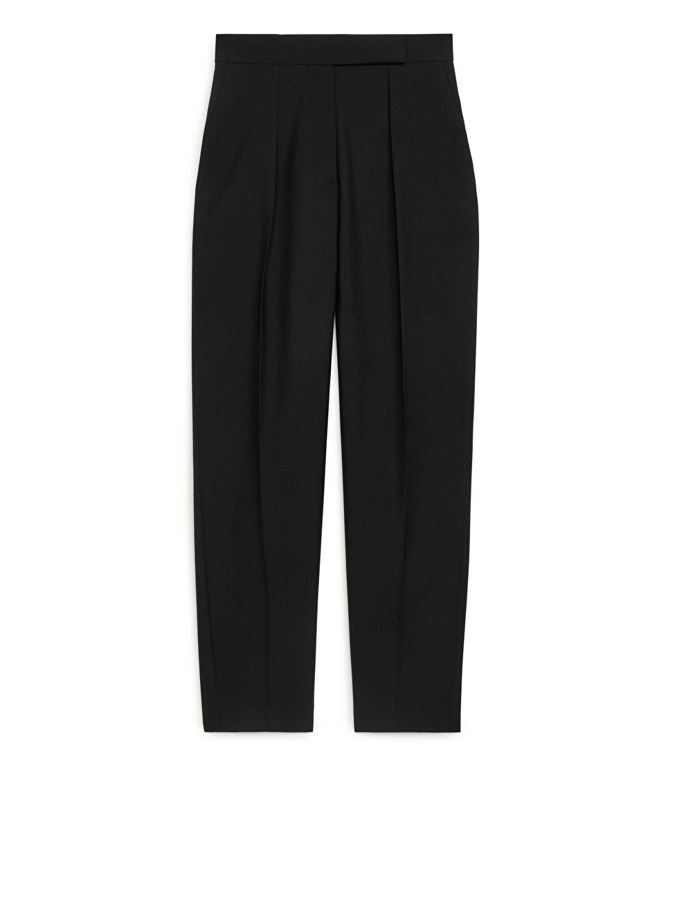 Tailored Wool Trousers - Black - Trousers - ARKET GB | ARKET (US&UK)