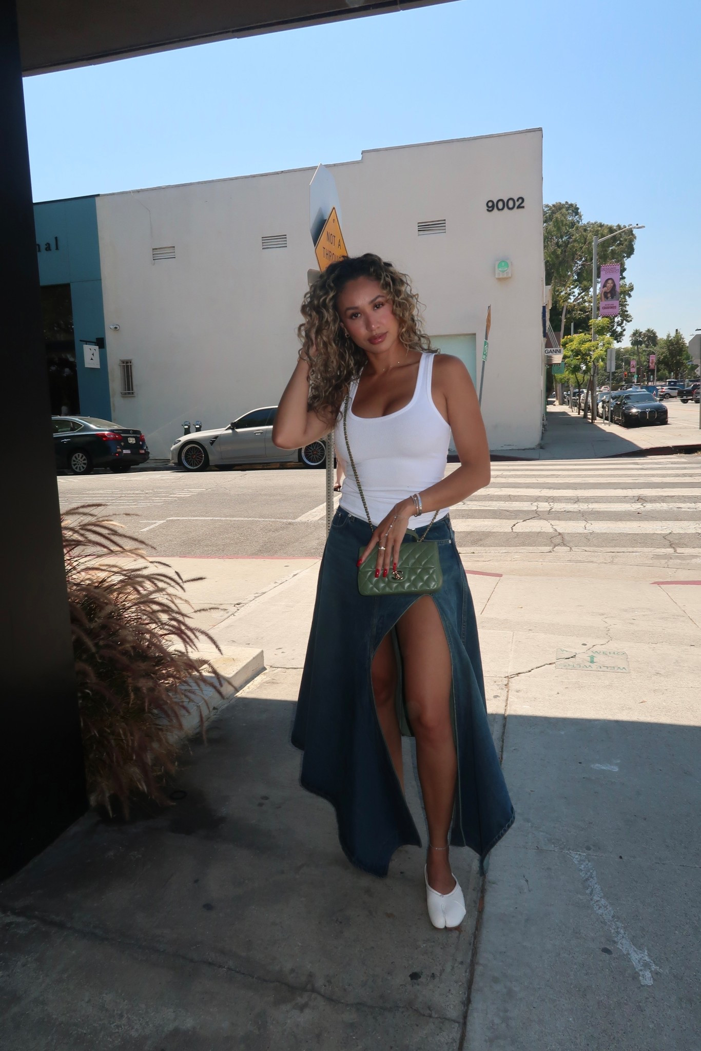 top: garage clothing (size s) skirt: y/project (sold out) mules: woodchuck sato (tts - in between sizes; size up) bag: chanel

#LTKStyleTip #LTKFindsUnder50 #LTKU