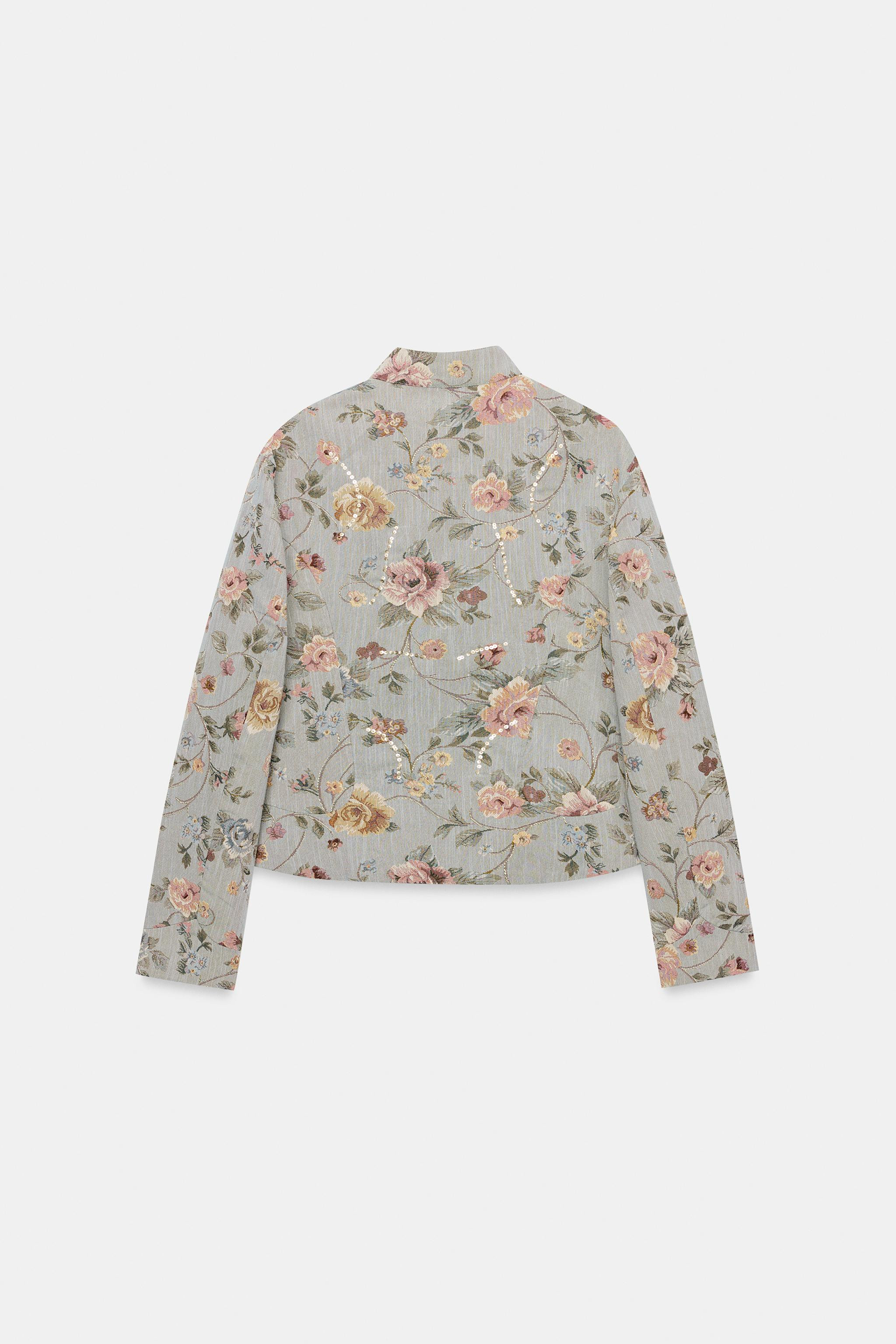 ZW COLLECTION JACQUARD BLAZER | Zara US