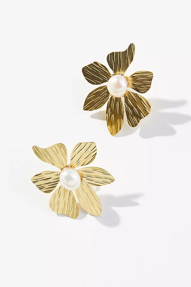 Bold Botanical Earrings | Anthropologie (US)