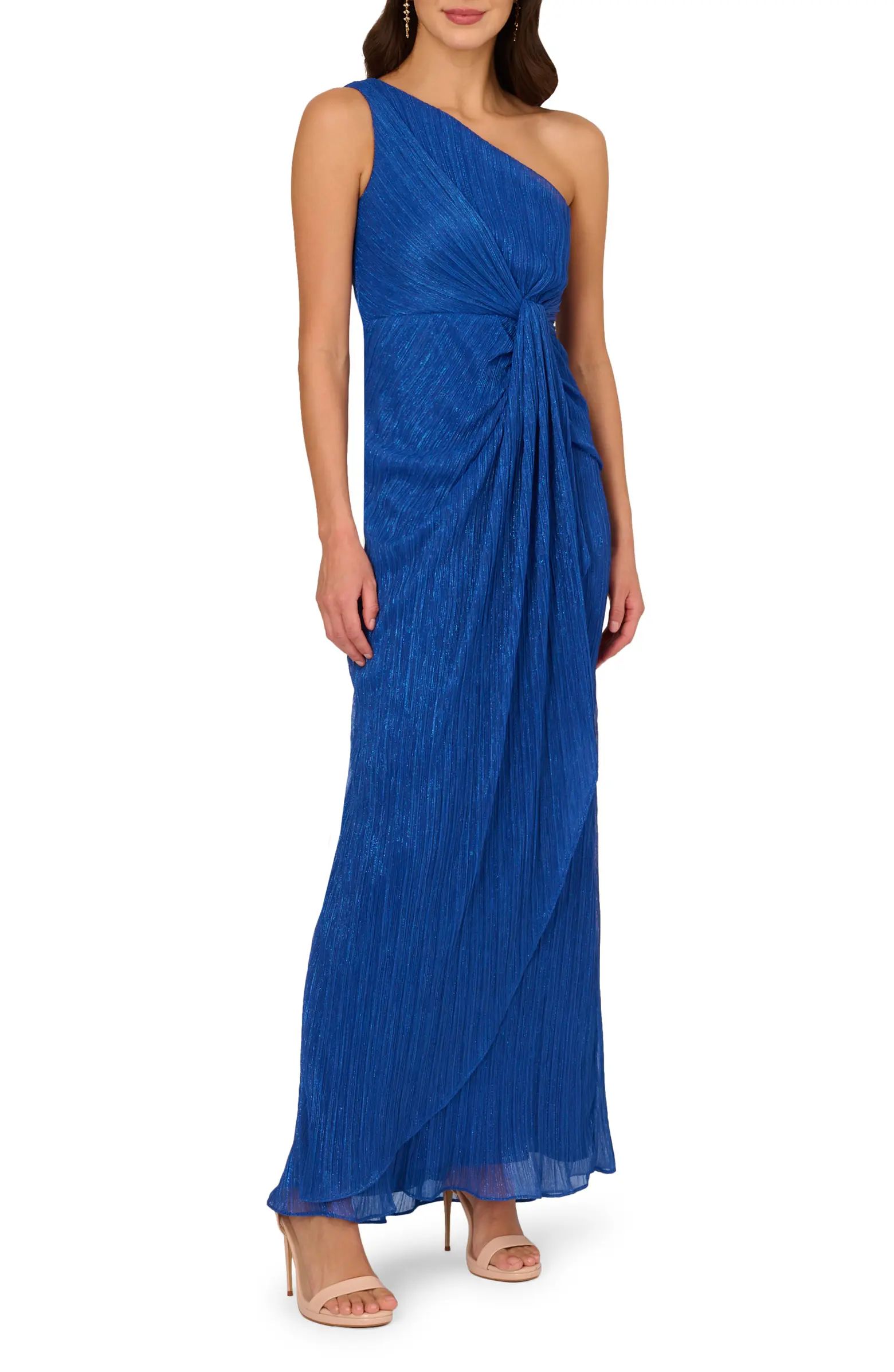 Adrianna Papell One-Shoulder Evening Gown | Nordstrom | Nordstrom