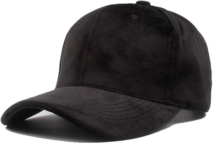 General purpose Autumn and Winter Velvet Baseball Cap Lovers Soild Color Adjustable Dad Hat | Amazon (US)