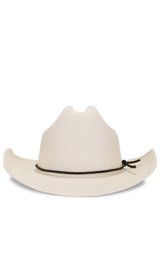 Brixton Range Straw Cowboy Hat in White. Taglia S. | Revolve Clothing (Global)