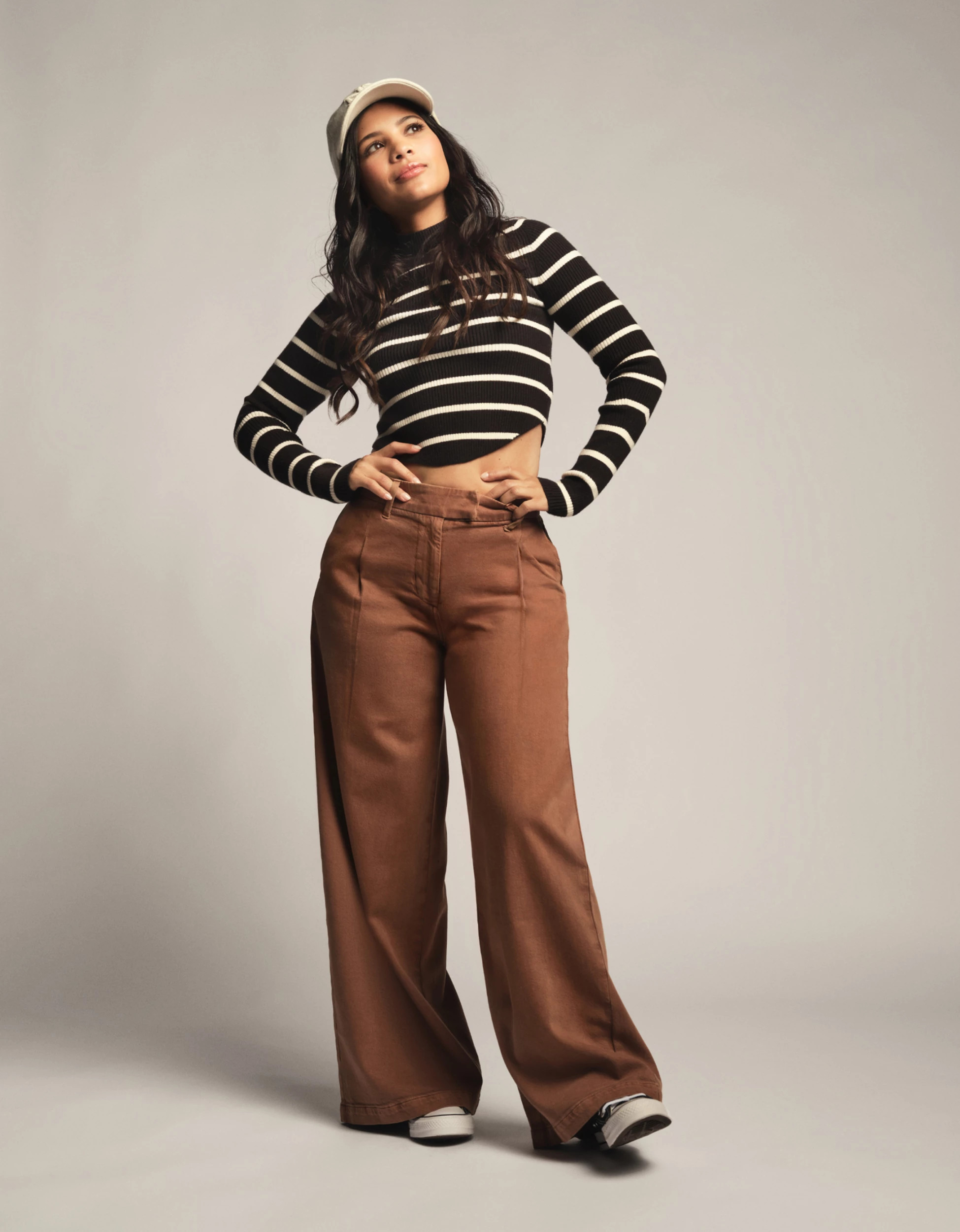 AE Dreamy Drape Stretch High-Waisted Trouser | American Eagle Outfitters (US & CA)