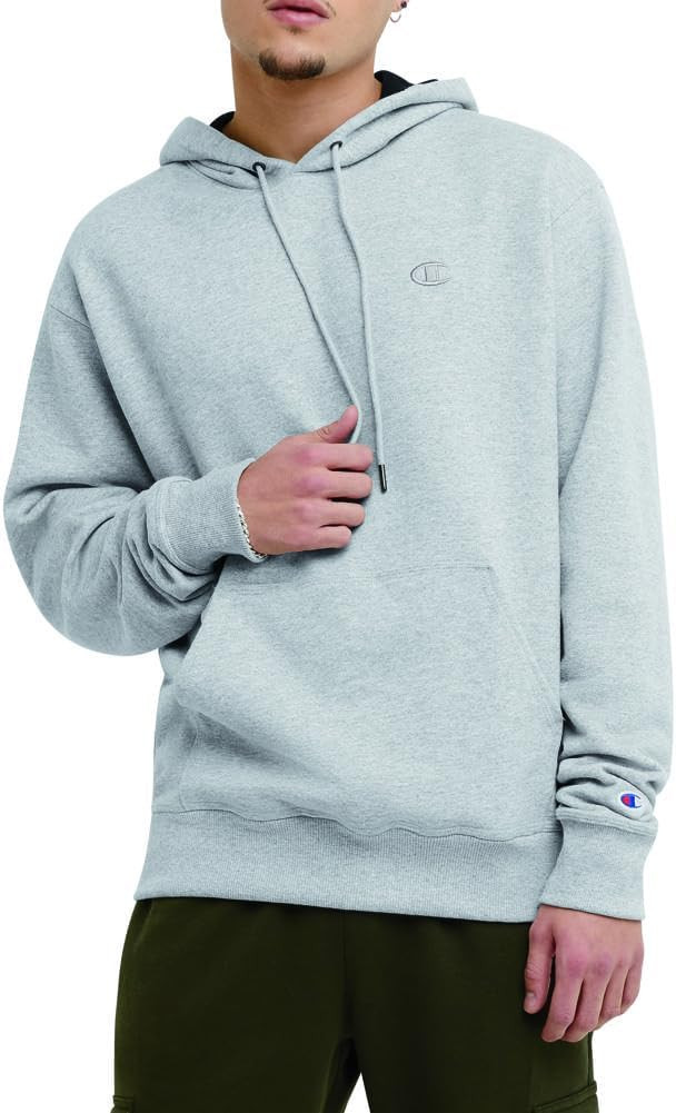 Champion Men's Pullover Fleece Hoodie, Midweight, C Logo (Reg. Or Big & Tall) | Amazon (US)