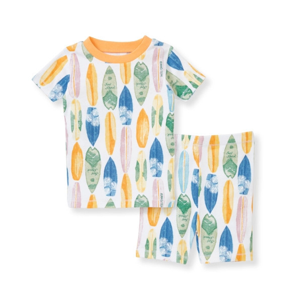 Vibrant Surf Organic Cotton Pajamas | Burts Bees Baby