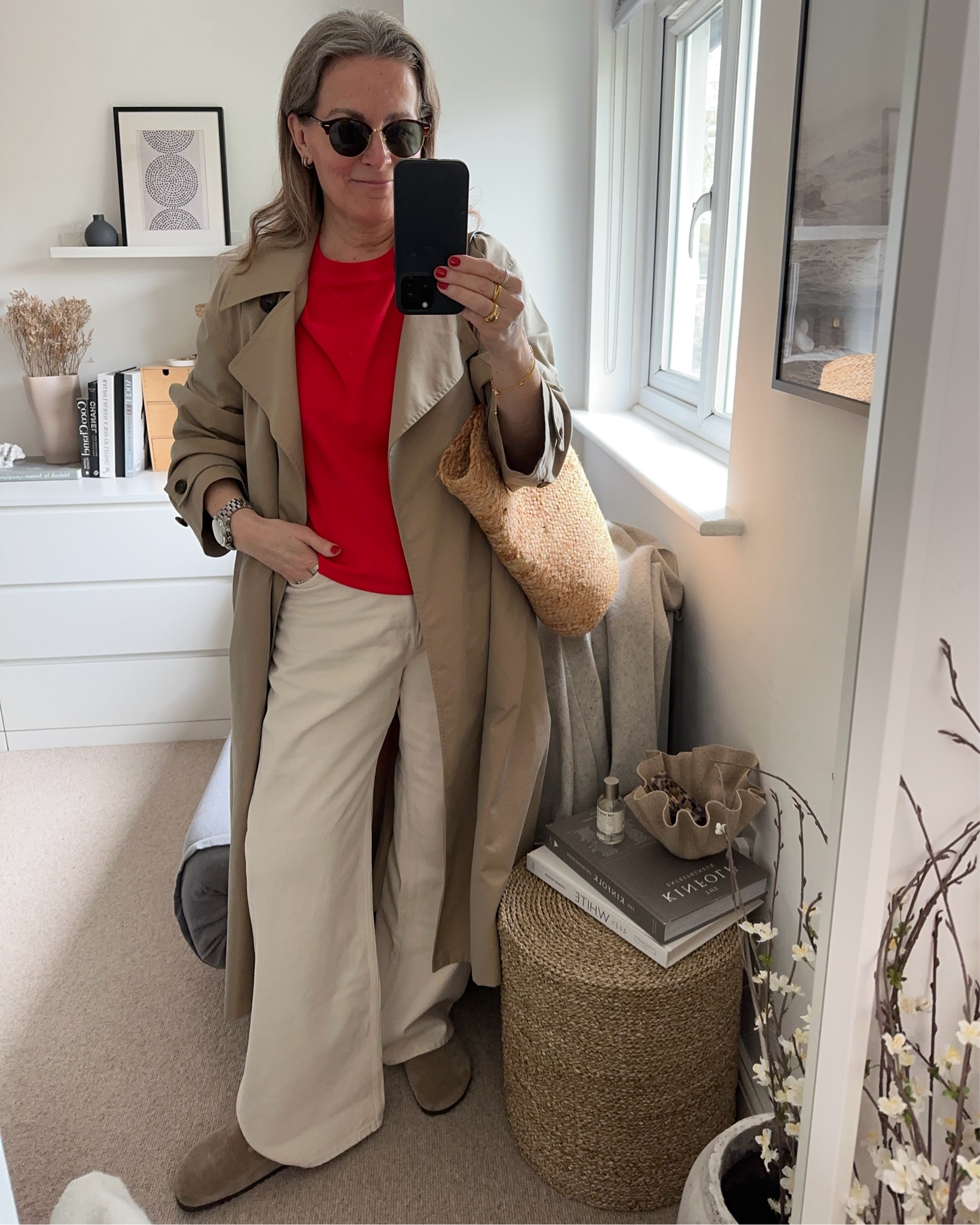 My version of Look 3 in the Trench Coat Outfit collection - pulled from staples I have in the wardrobe 🧥❤️

#LTKSeasonal #LTKeurope #LTKover40