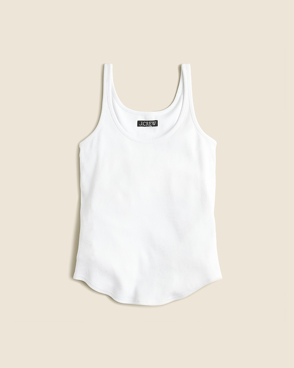 Vintage rib shelf-bra tank top | J. Crew US