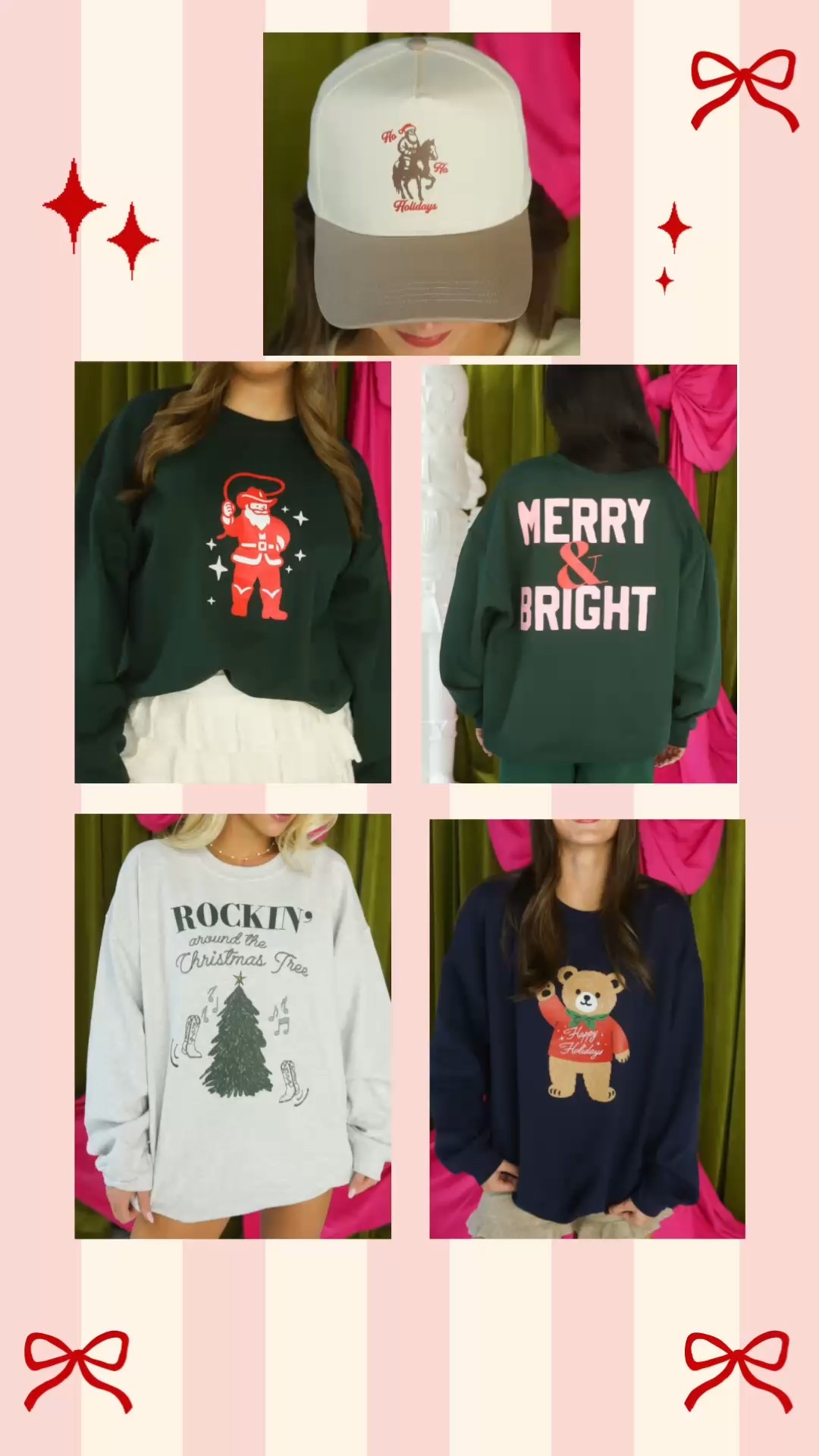 These holiday sweatshirts are adorable! Pair with leggings for a casual look or a denim skirt to dress up! All sweatshirts under $55! 

#LTKSeasonal #LTKHoliday #LTKFindsUnder100