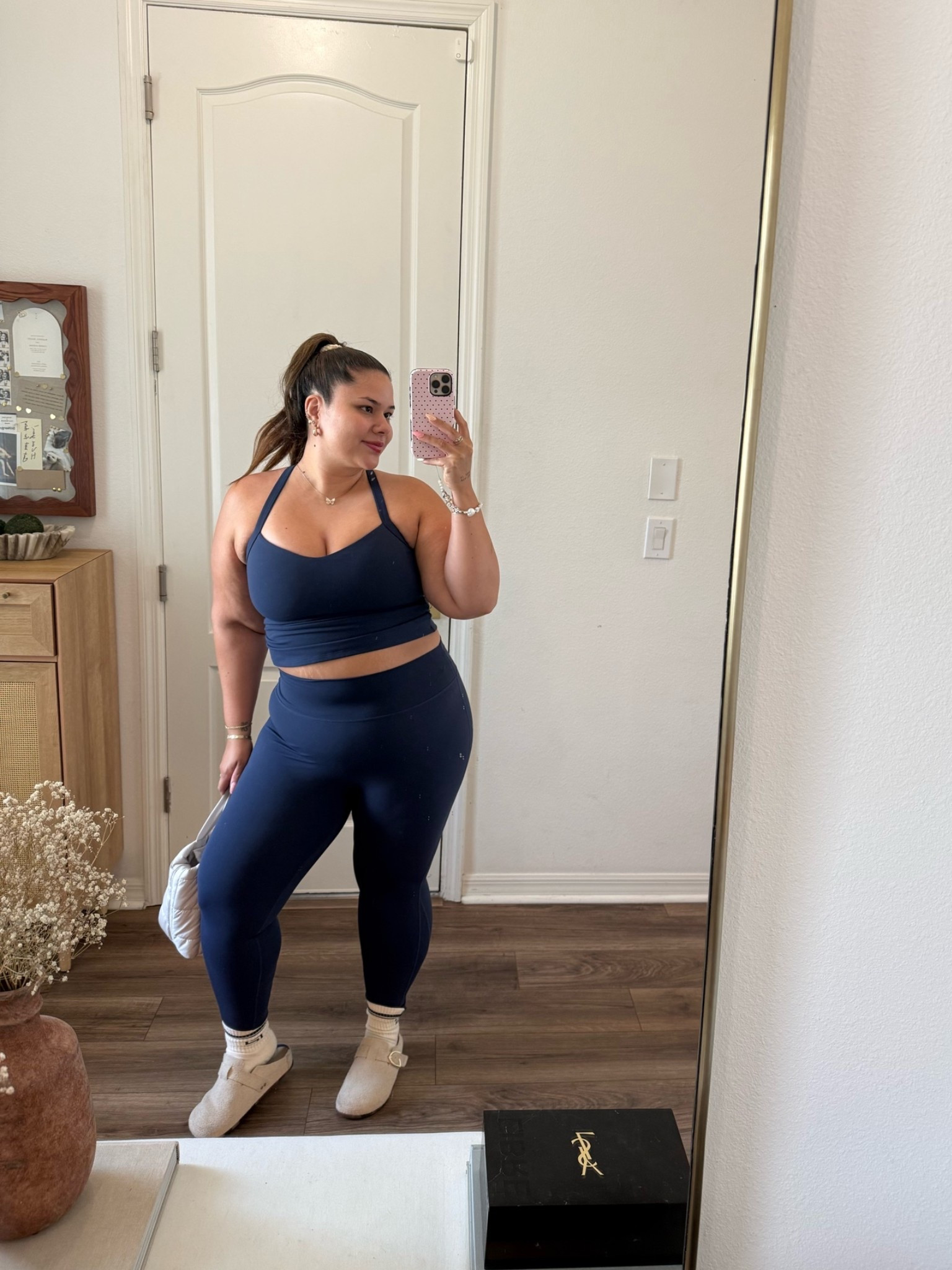 today’s workout for Pilates fit 💙  wearing size XXL in both!

#LTKfitnessgoals #LTKootd #LTKMidsize