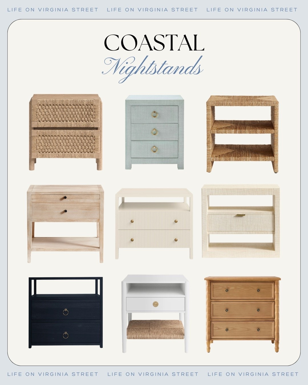 Coastal nightstands 🙌🏻🙌🏻

#LTKdayinmylife #LTKSeasonal #LTKHome