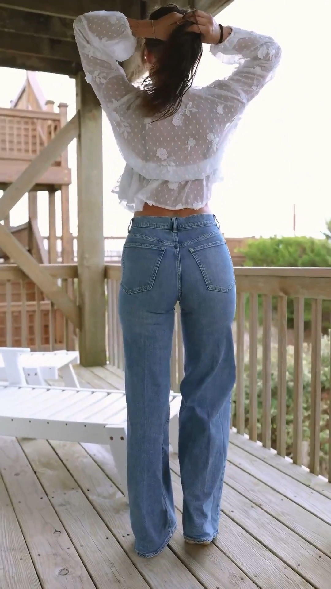 Wearing the 27” denim

#LTKOver40 #LTKSeasonal #LTKootd