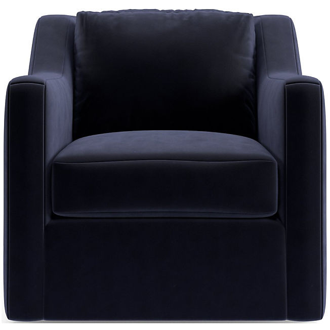 Notch Swivel Chair + Reviews | Crate & Barrel | Crate & Barrel