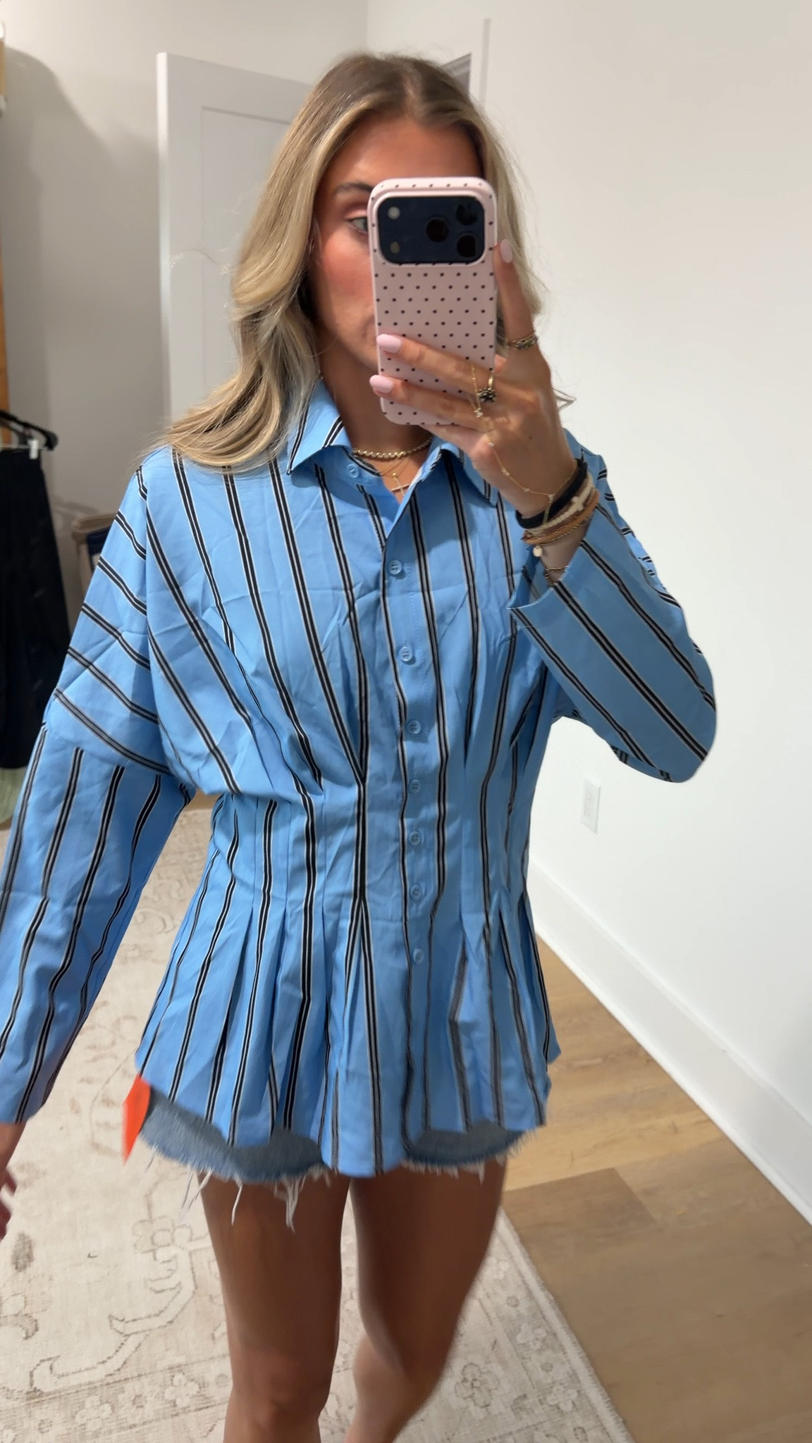 Amazon size small Tankaneo Womens Striped Button Down Shirt Cinched Waist Office Blouse
Peplum Tops for Women, Long Sleeve, Work blouse, Business, Casual, Fall Trendy

#LTKootd #LTKWorkwear #LTKSaleAlert