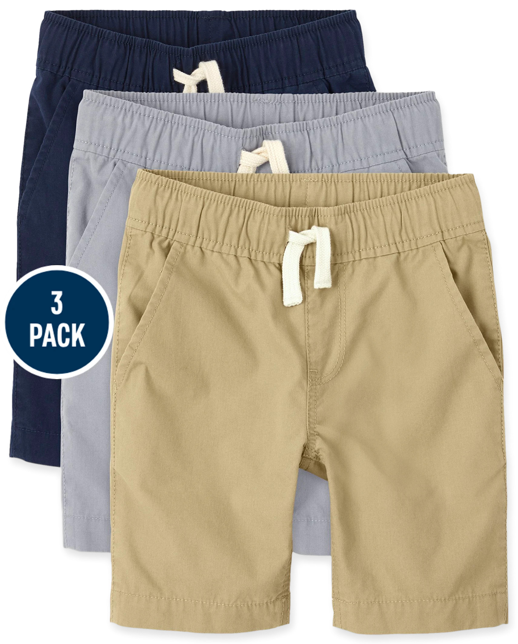Boys Pull On Jogger Shorts 3-Pack - multi clr | The Children's Place