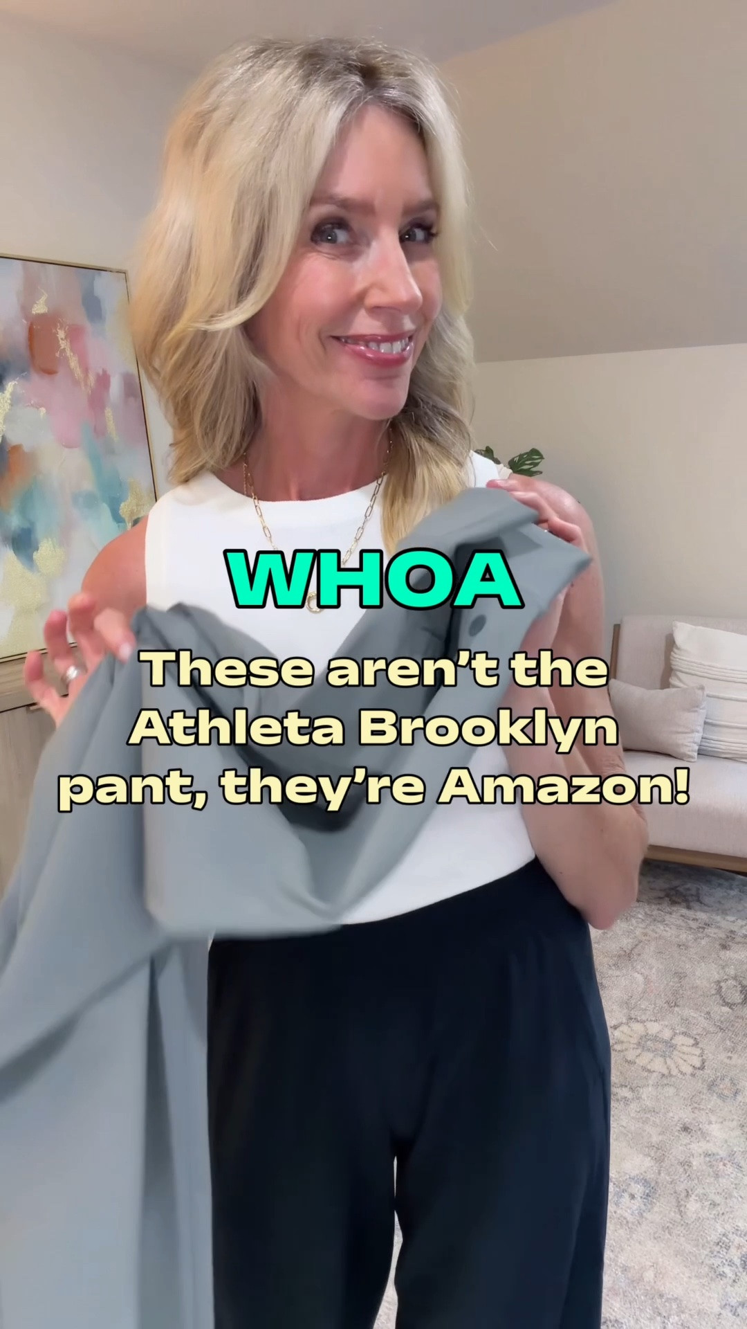 These pants are one of my favorite Amazon finds! Easy to style, lightweight and breathable. They are wrinkle free, have all over stretch and are super comfortable. They have a faux zipper and faux back pockets. They are "just like" the more expensive brand!

Fit is true to size.

#LTKgrwm #LTKootd #LTKOver40