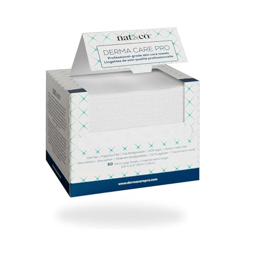 Nat.&Co. Derma Care Pro 100% USDA Biobased Material - Professional Grade Extra Large Face Towels ... | Amazon (US)