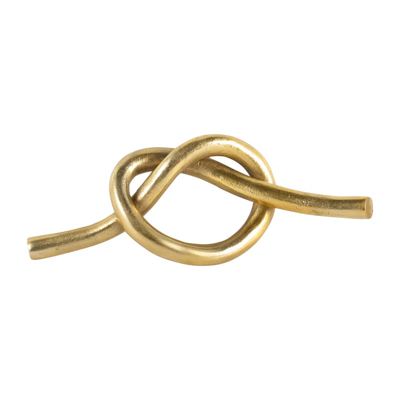 Metal Knot Sculpture - 12" x 5" x 3" | Wayfair North America