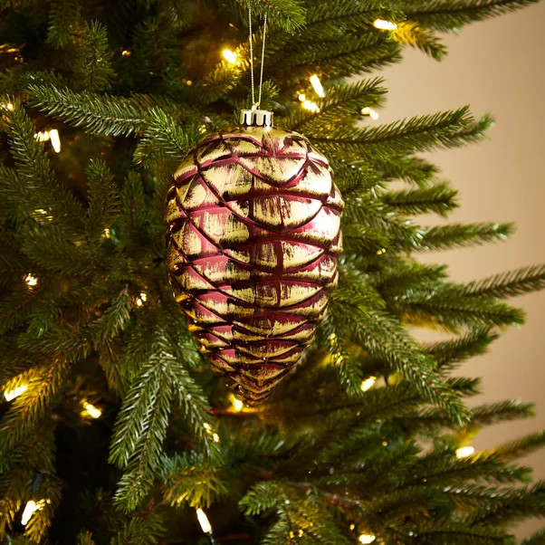 Shatterproof Pinecone Hanging Decoration | Dunelm