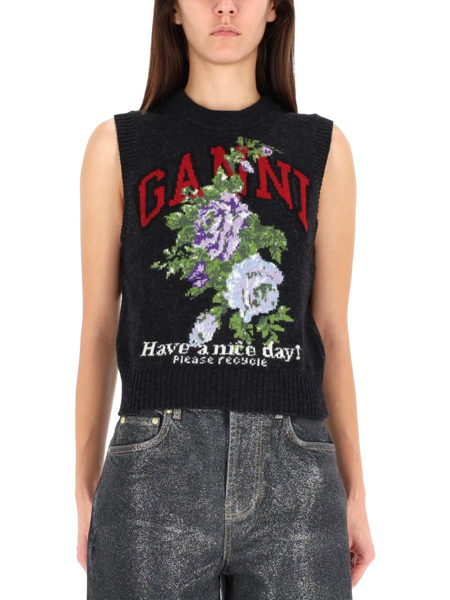 Ganni "Rose" Vest | Baltini